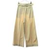 Unused PLST Belted Wide Pants M Ivory Washer Twill Women Used