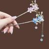 Vintage Chinese Style Hair Sticks Pins for Women Flower Metal Hairpins For Updos Elegant Hair Accessories For Bun Hairstyle
