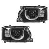Defender Design Full LED Headlights Projector Replacement for Land Rover Range Rover Vogue L322 Facelift 2010‑2012