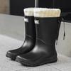 Stivali da Pioggia da Donna Antiscivolo Impermeabili Scarpe per Esterno Resistenti all'Usura Scarpe in Gomma Impermeabili per Cucina Campeggio Moda Stivali Alti