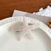 Ocean Series Starfish Hair Clip Acetic Acid Material Spring Hair Clip Side Hair Clip  for Women