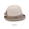 Women S Elegant Wool Bucket Hat With Bow Plaid For Mom Autumn Winter