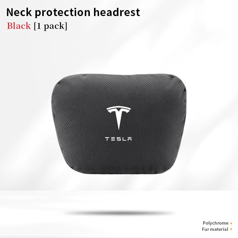 For Tesla Model 3 Model Y Model S Model X Car Headrest Neck Support Seat Soft Neck Pillow Automobile Tesla Interior Accessories