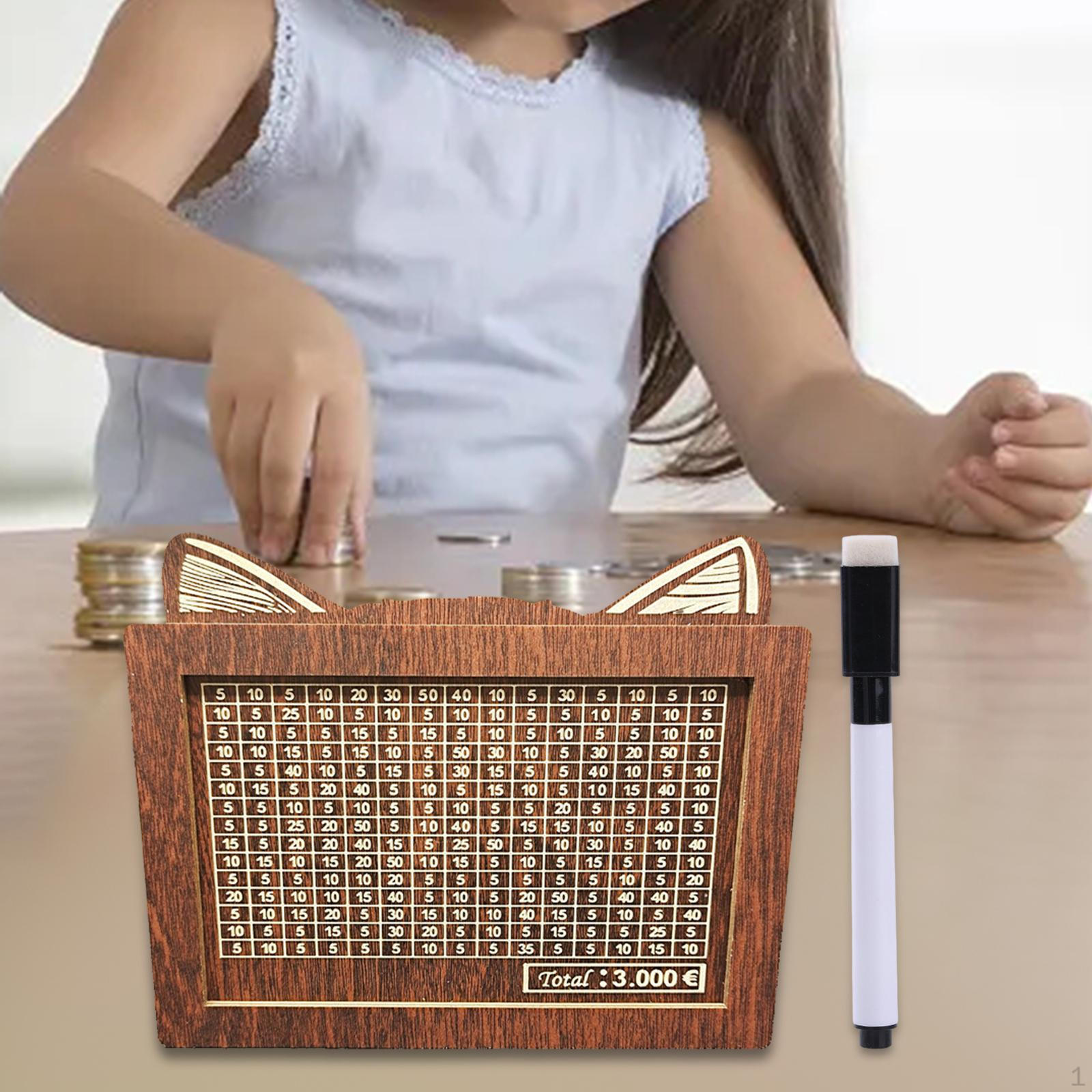 

Деревянный счетчик ручной работы для детей и взрослых Euro 3000