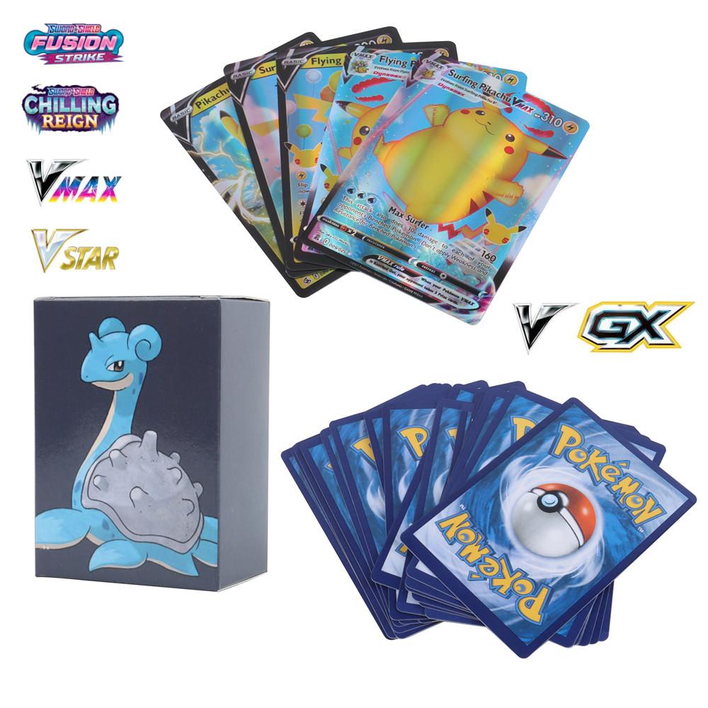 100Pcs Pokemon Cards English Holographic Playing Cards Anime Box Board Games  Charizard Pikachu Trading Card Game Collection Children's Toys PK30 günstig  kaufen — Preis, kostenloser Versand, echte Bewertungen mit Fotos — Joom