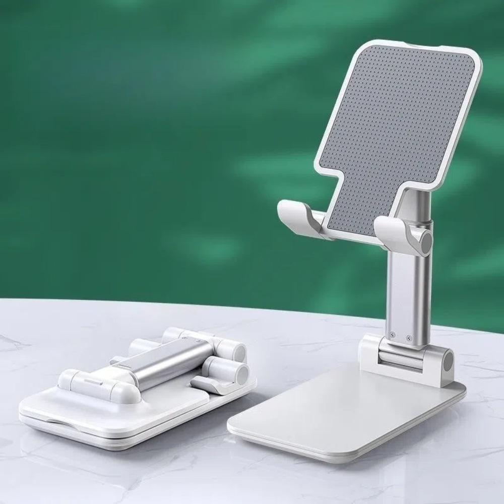 

Регулируемая подставка для телефона Вращающийся держатель для телефона Новая настольная подставка для планшета для дома и офиса белый