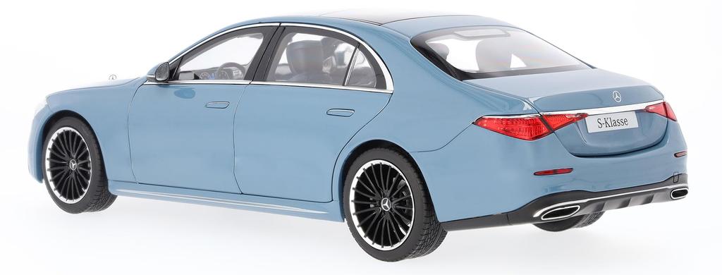 [Mercedes-Benz Collection] Genuine S-Class (V223) 1/18 Scale MANUFAKTUR Vintage Blue