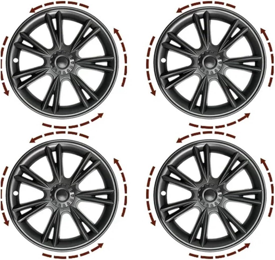 Gunmetal Grey 19  Sport Wheel Cover for 2017-2024 Tesla Model Y