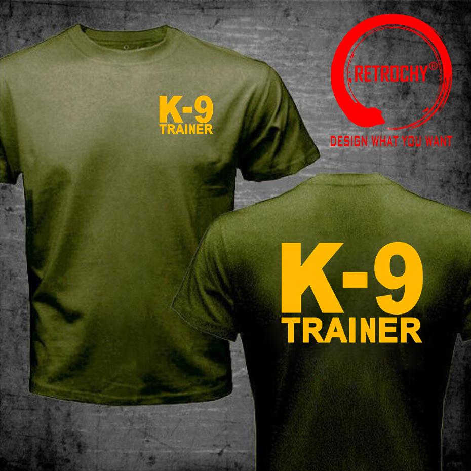 K9 TRAINER K9 Team TShirt Unisex K9 Unit Tops Tshirt Clothing 100 Cotton Short Sleeve K9 Attack Training T Shirt Unisex Clothing