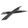 Glossy Black Head Light Lamp Cover Eyelid Trim Sticker For VW Passat B7 2010-14