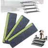 HOMEE 3 Pack RV Step Covers 19"x7.5" Fits RV, Trailer & Truck Camper Steps | RV Step Carpet with Reflective Strip & Self-Adhesive, Non-Slip and