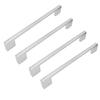 4 X Silver Furniture Handle 160 Mm Metal