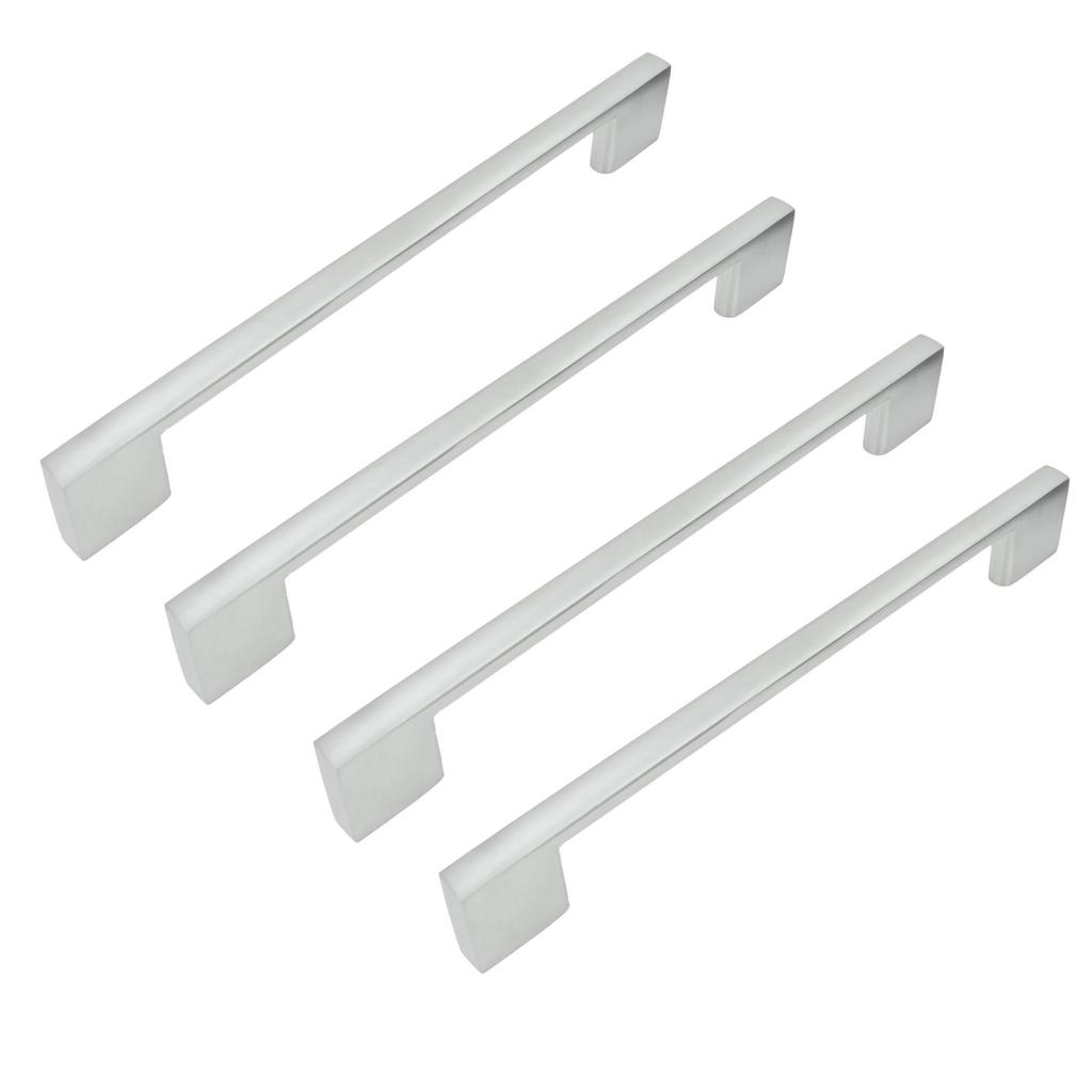 4 x Silver furniture handle 160 mm metal