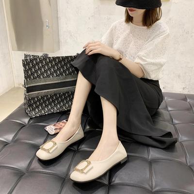Elegante Schuhe mit niedrigem Absatz für Damen Slipper Mokassins Damen Ballerinas Schnelle Lieferung 2025 Trend mit Rabatt Keine Sonderaktion Jung Chic