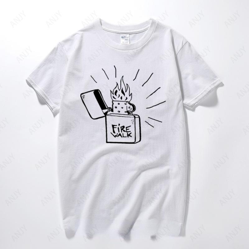 Strange Life Fashion Unisexs Tshirt Casual Loose Short Sleeve Top Hip Hop Style Large Street Comfortable Tshirt