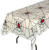 Halloween Foil Tablecloth Spiders Web 135x270cm