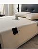 Cool Ice Silk Summer Mat 3-Piece Set with Patchwork Embroidery - Machine Washable for Single Dormitory Use