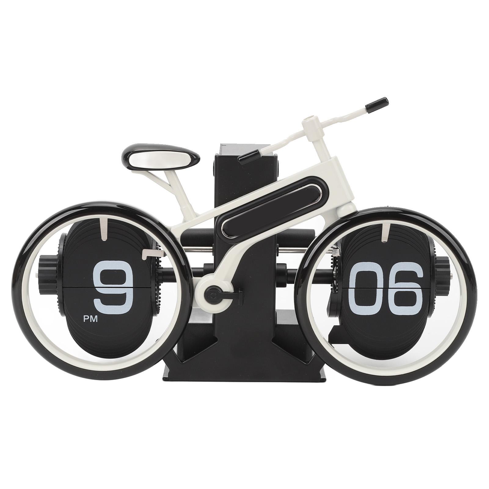 

Перекидные часы в форме велосипеда Перекидные часы в форме велосипеда на батарейках Ретро Винтаж Перекидные настольные часы