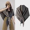 Knitted Triangular Scarf Warm Wool Scarf New British Triangle Scarf  Winter