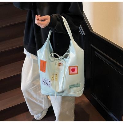 Große Kapazität Pendler Freizeit Tasche Damen Neu Frühling Sommer Mode Schule Vielseitig Hofstil Tote Bag Umhängetasche