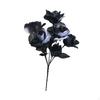 Artificial Black Roses, Centerpieces for Halloween Decoration, Lightweight, Ideal DIY Projects,