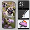 Cute Pug Dog Case for Samsung M55 M35 M15 A02 A05S A05 A06 A15 A12 A13 A10 A16 A20 A22 A24 A25 A30 A31 A32 A33 A35 A42 A50
