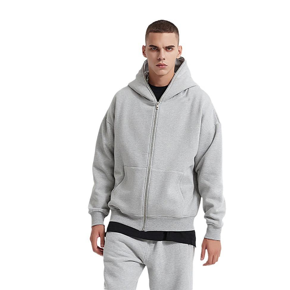 Spring Autumn Men's and Women's Full Zip Hooded Jackets Zip Hoodies Casual Cardigans Streetwear Hip-hop Y2K Clothing