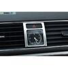 For VW Passat B7 2011-2015 Silver Titanium Central Console Clock Cover Trim New