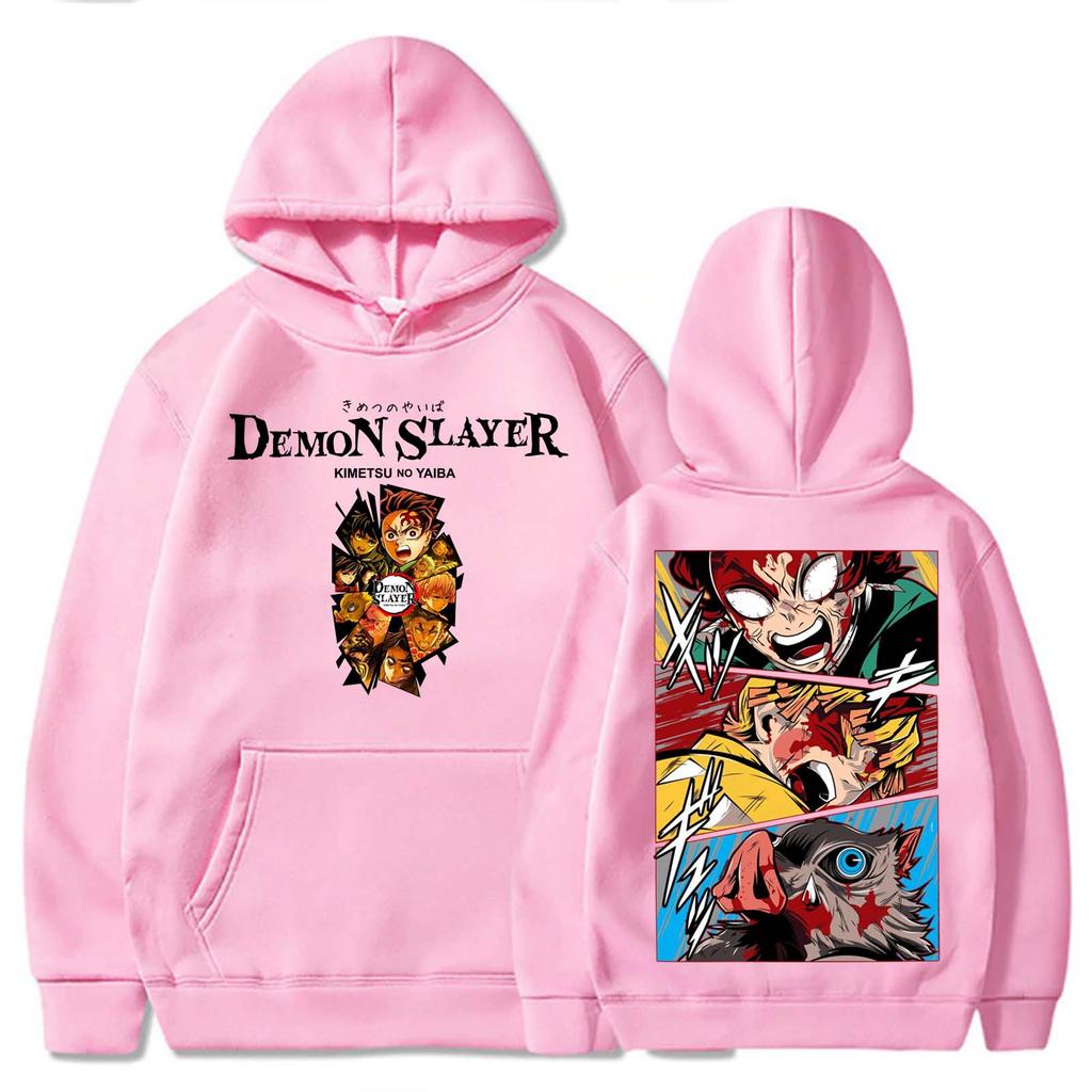 Anime Demon Slayer Infinity Castle Hoodie Harajuku Pullover Tops Man Woman Sweatshirt Fans Gift