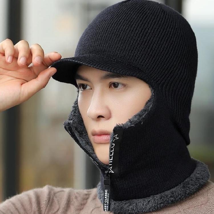 Zateplená fleecová větruodolná kukla Čepice Zesílený nákrčník Čepice na lyžování cyklistiku a venkovní sporty Unisex zimní čepice
