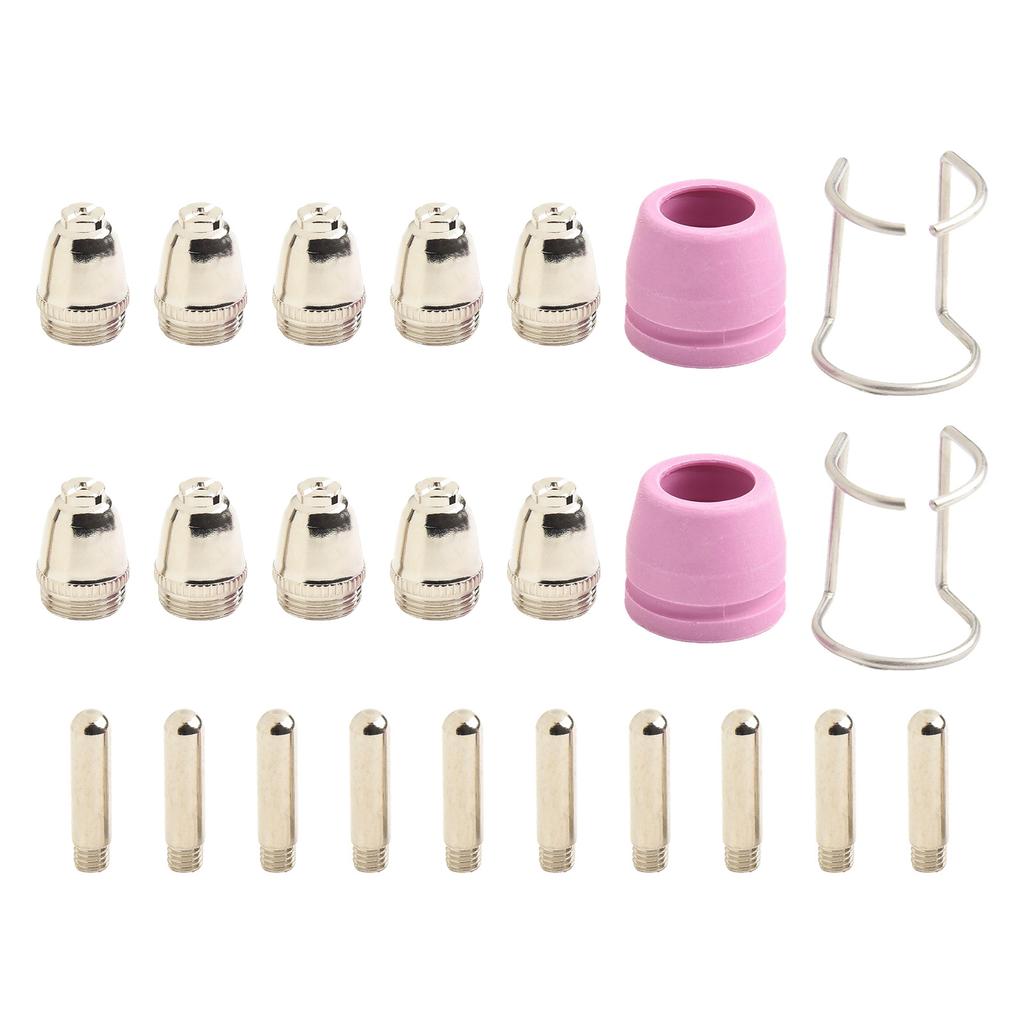 Advanced Plasma Cutter Tips & Nozzles Kit 24PCS for SG55 AG60 WSD60 Offering Efficient Performance and Durability
