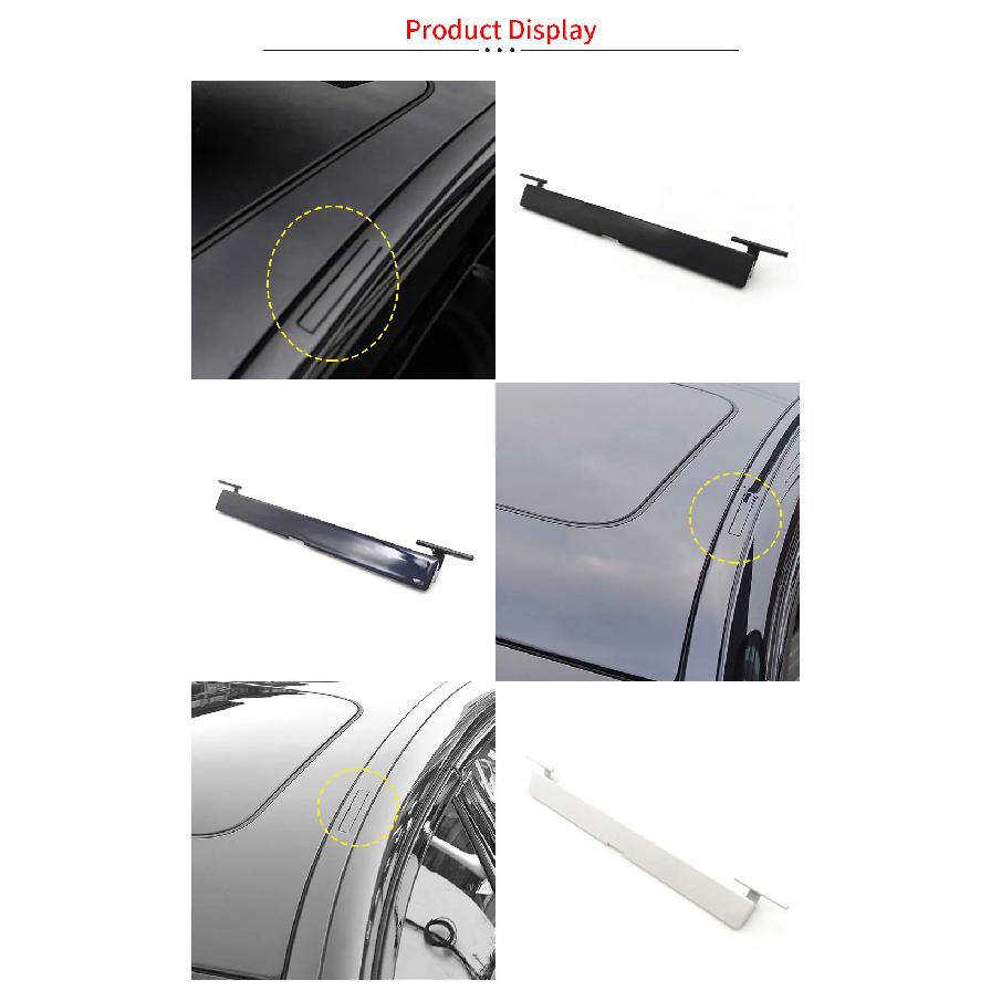 51137443691 Modanatura Trim Barra Portapacchi Tetto Copertura Piastra per BMW Serie 5 520 528 530 535i M5 G30 F90 17-23