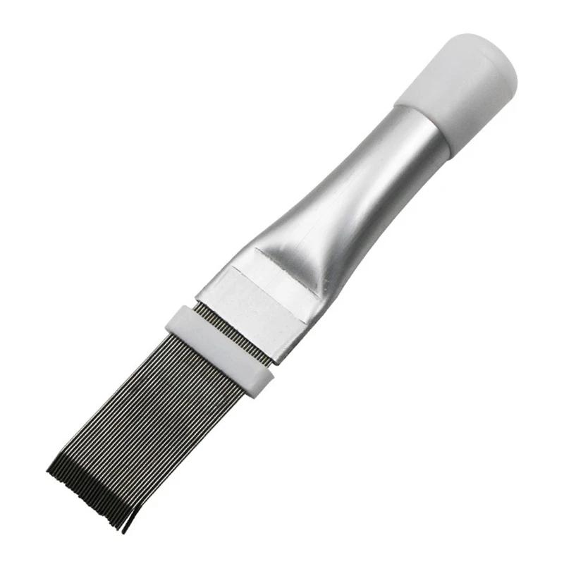 Air Conditioner Fin Cleaning Comb Stainless Steel Condenser Radiator Fin Brush Cleaner Repair Tool Coil Comb Household Cleaning