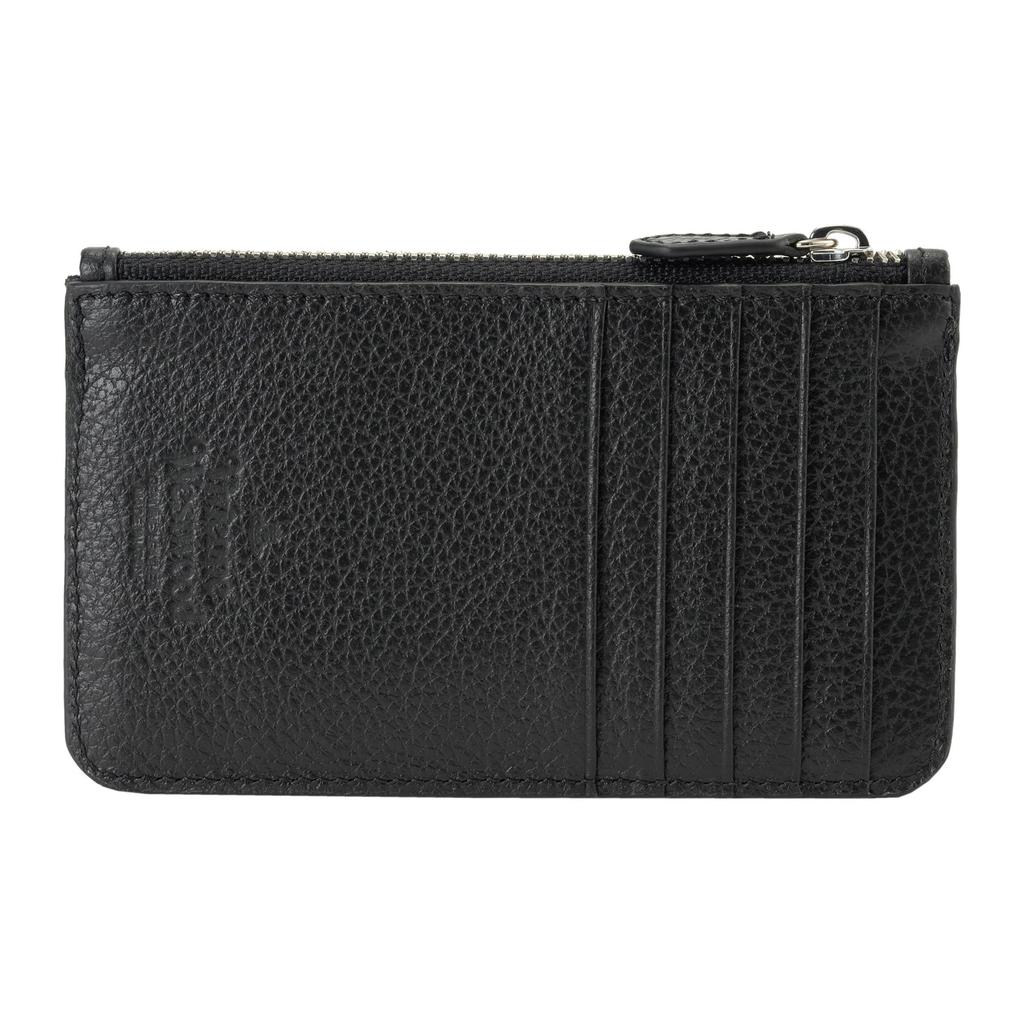 Vivienne Westwood Half Moon Card Black and 51110053U L001J Holder, Silver, N401, Pre-owned