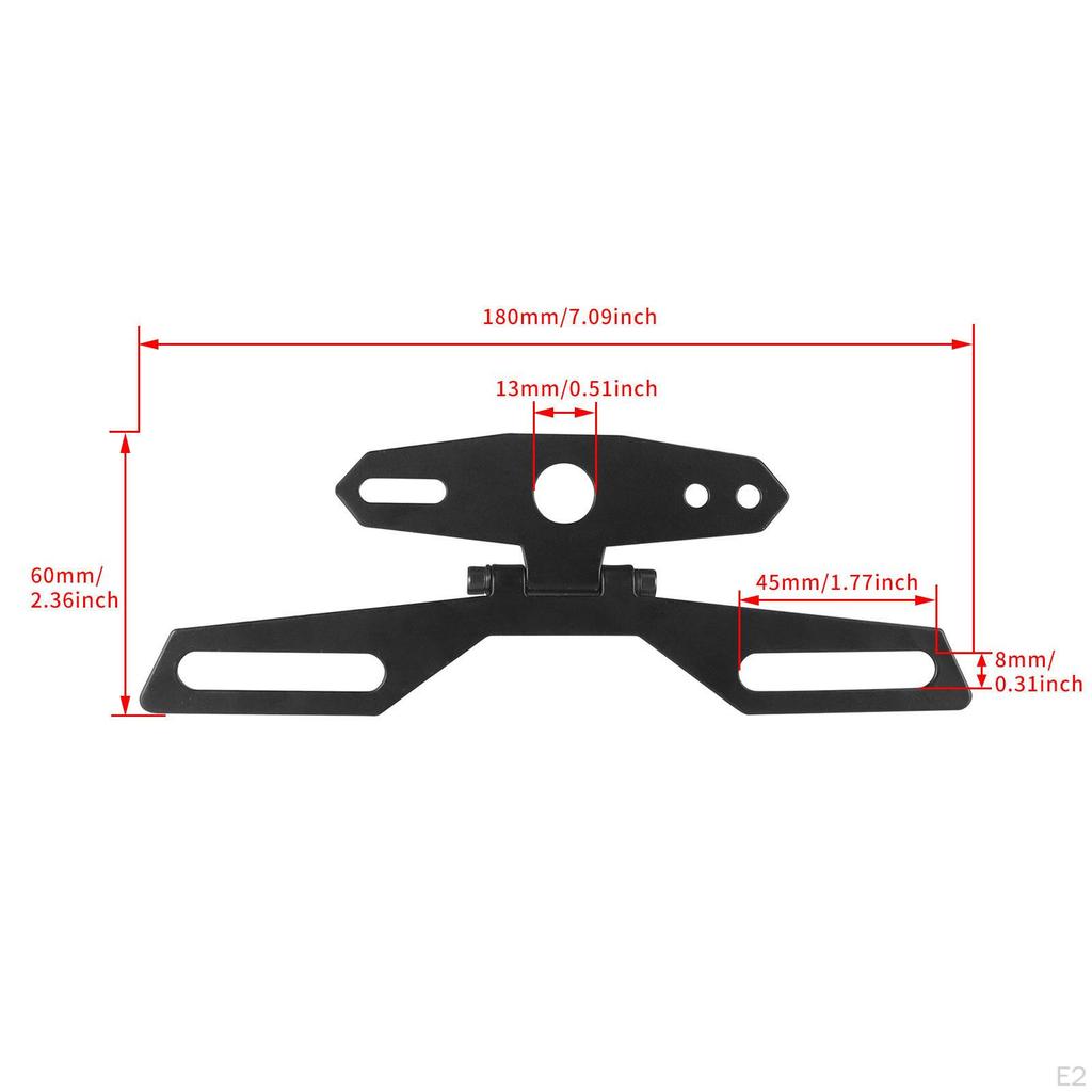 Plate Light Bracket, Replace Premium Easy to Install Lightweight Holder for RV Motorcycles