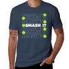 Smash It Tennis Funny Tennis Player Tshirt Athletic Fit Sports Short Sleeve Top