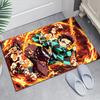1pc Demon Slayer4 Design Area Rug - Non-Slip, Soft & Cozy Floor Mat for Living Room, Bedroom, Office - Indoor/Outdoor Decorative Carpet