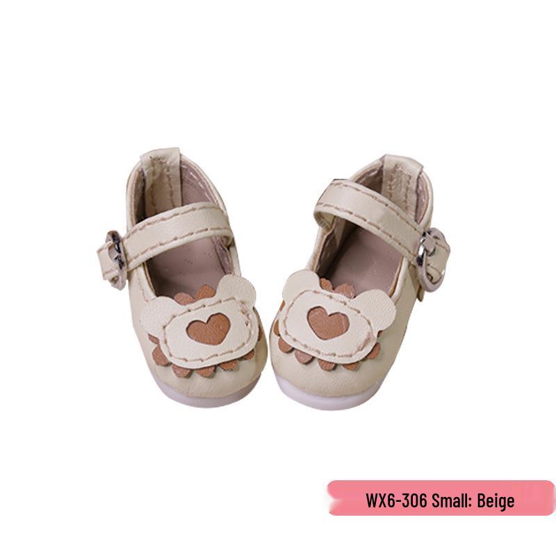 Genuine Six-Point BJD Doll Shoes - Multi-Color Little Bear Egg Roll Style, YOSD Compatible and Versatile Cherry Design for Female Dolls