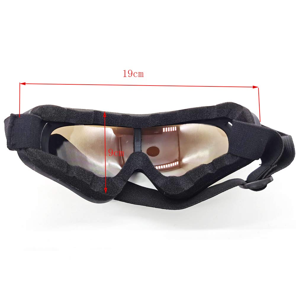 [ZSADZS] Motocross Goggles Off-Road Motorcycle Helmet Goggles Ski Sports Glasses for Both Men and Women (Colorful)