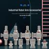Industrieller Roboterarm-Vakuum-Saugnapf-Adapter mit M5-Schnellverschluss und Kompatibilität mit kleinen und großen Köpfen.
