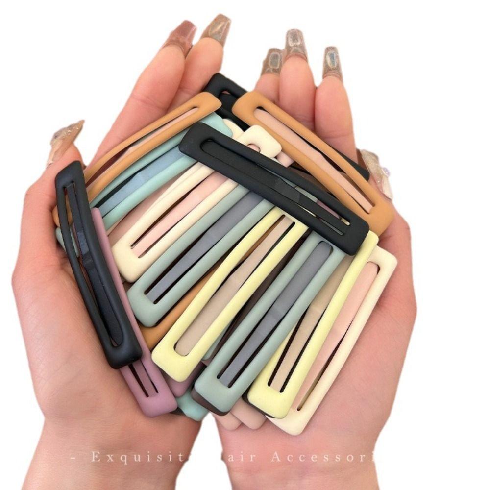 Korean Style Rectangle Hairpins Frosting Headwear High Quality Hair Clip