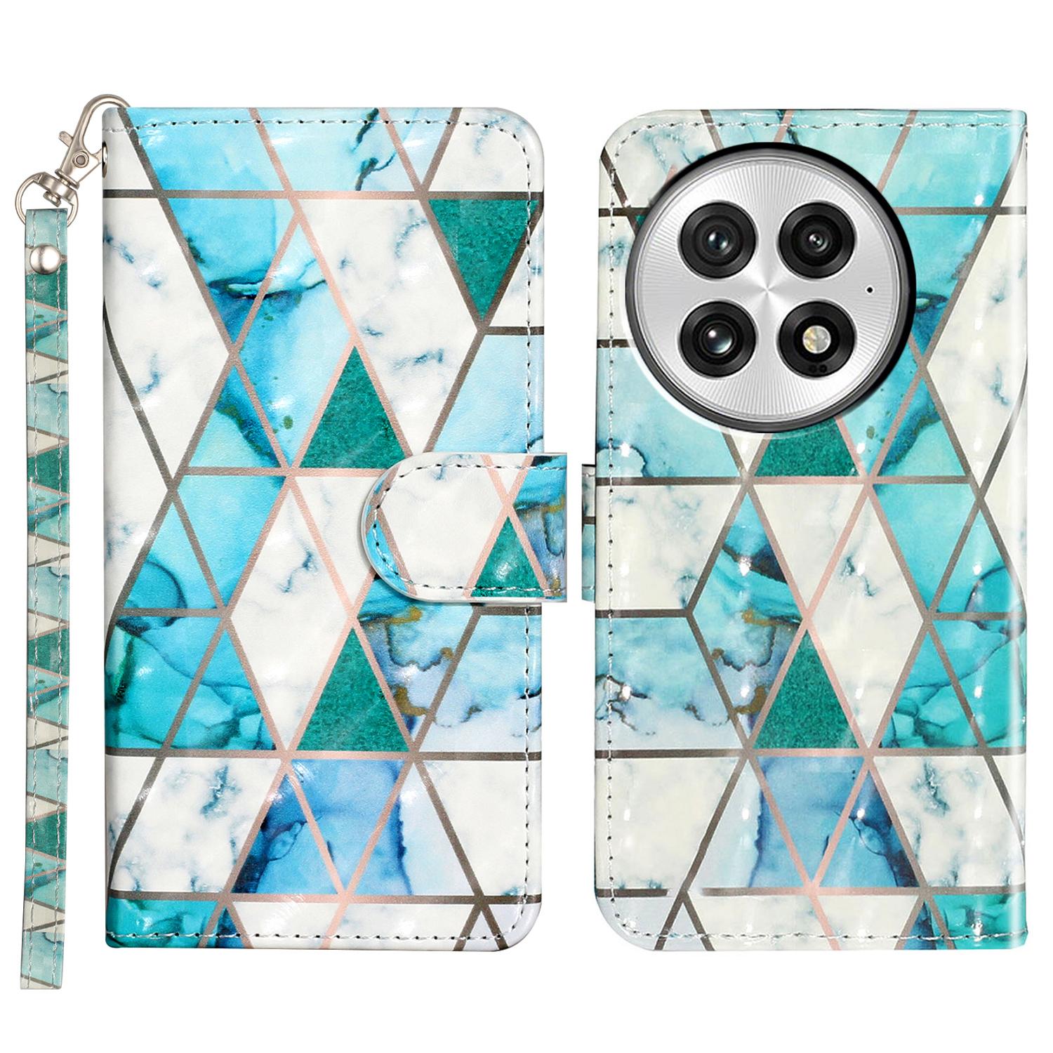 For OnePlus 13 Case 3D Pattern Printed Phone Leather Phone Cover A