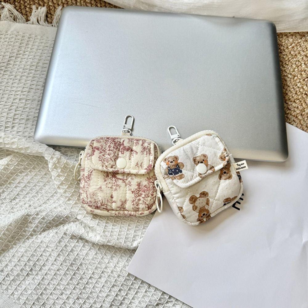Pendant Small Makeup Lipstick Bag Large Capacity Mini Canvas Storage Bag  Travel