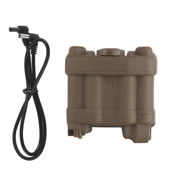 AN/PVS31 Battery Pack Case Model Adjustable Tactical Helmet NVG Battery Box Paintball Airsoft Shoot Hunting Helmet