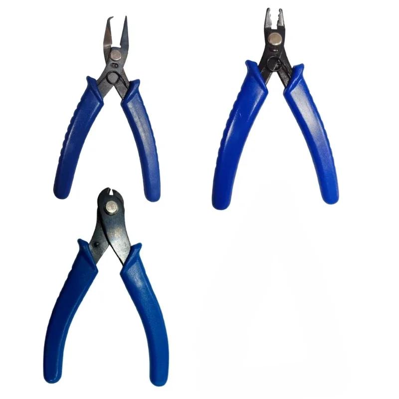Electrical Wiring Repair Pliers Jewellery Crimping Pliers Flathead Cutters Essential Tools for DIY Projects and Jewellery Making