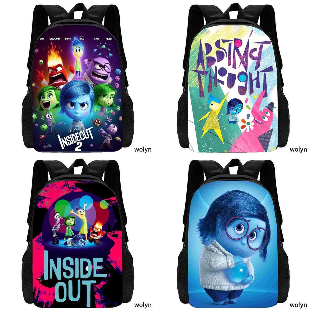 Inside Out 2 Anime Backpack For School And Travel With Storage Compartments