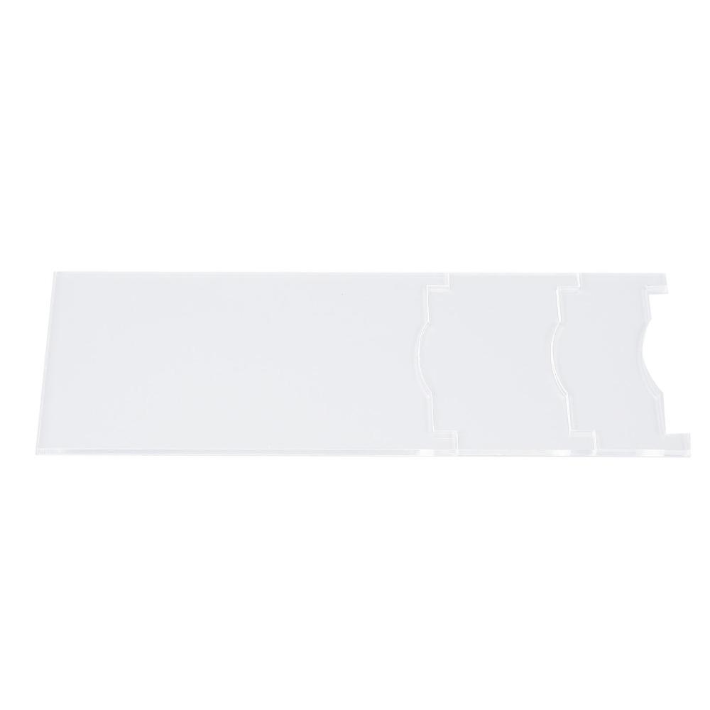 2 Set Clear Acrylic Furniture Wall Spacer Adjustable Length Sofa Wall Stopper Bedroom