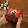 Portable Halloween Gift Box Waterproof Wooden Storage Box Halloween Candy Box  Photographic Prop