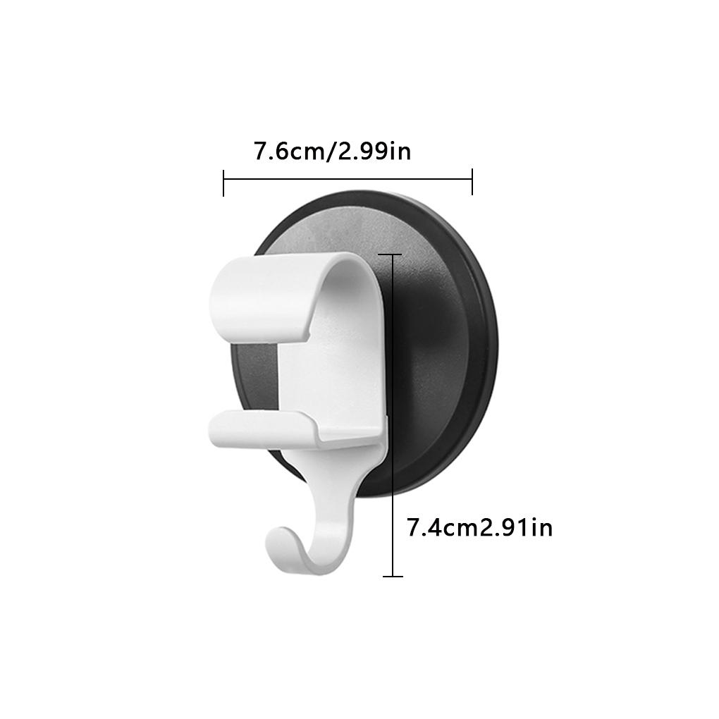 Wall Hanging Hook Towel Washbasin Storage Rack Self Suction Cup Hanger Shelf