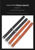 Handmade Retro Wiped Color Genuine Leather Watch Strap, 20/22mm